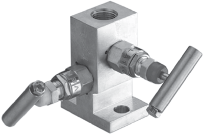 Hex Valve Gauge Pressure Manifold Valve, EM50